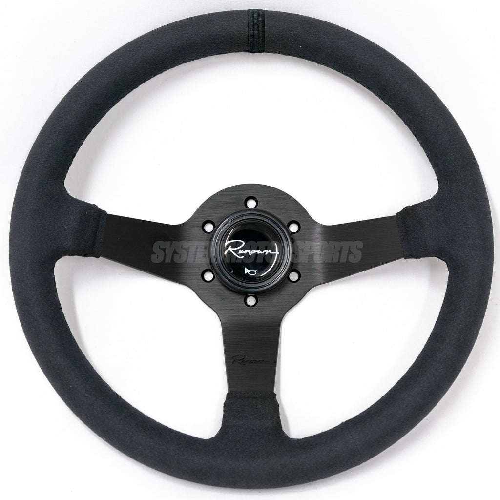 Renown Time Trial Dark Steering Wheel (340mm) – System Motorsports