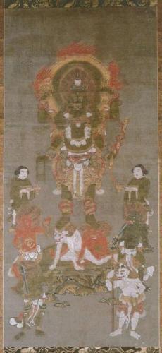 絹本著色青面金剛画像／金沢市公式ホームページ いいね金沢