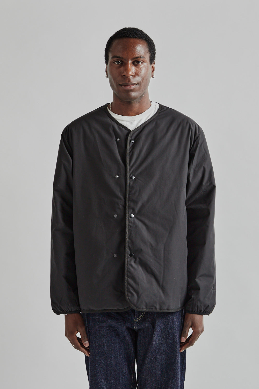 Nanamica Reversible Down Cardigan - Charcoal | Wallace Mercantile Shop