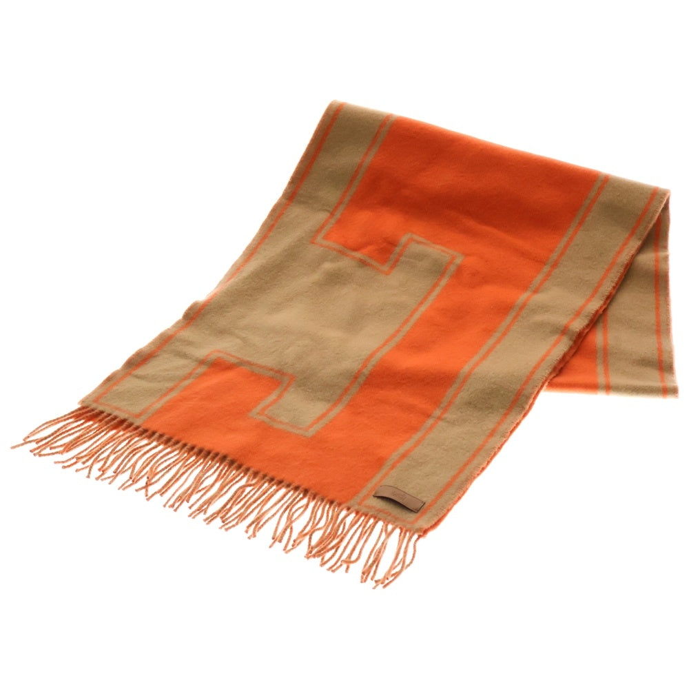 HERMES(エルメス) クレ・ドゥ・H ロゴ カシミヤ レザーロゴパッチ