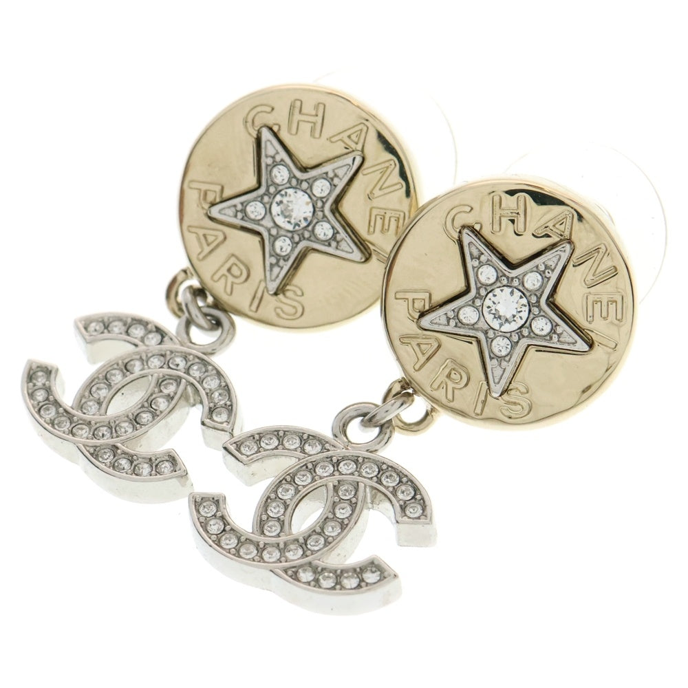 CHANEL(シャネル) ココマーク ラインストーンピアス イヤー