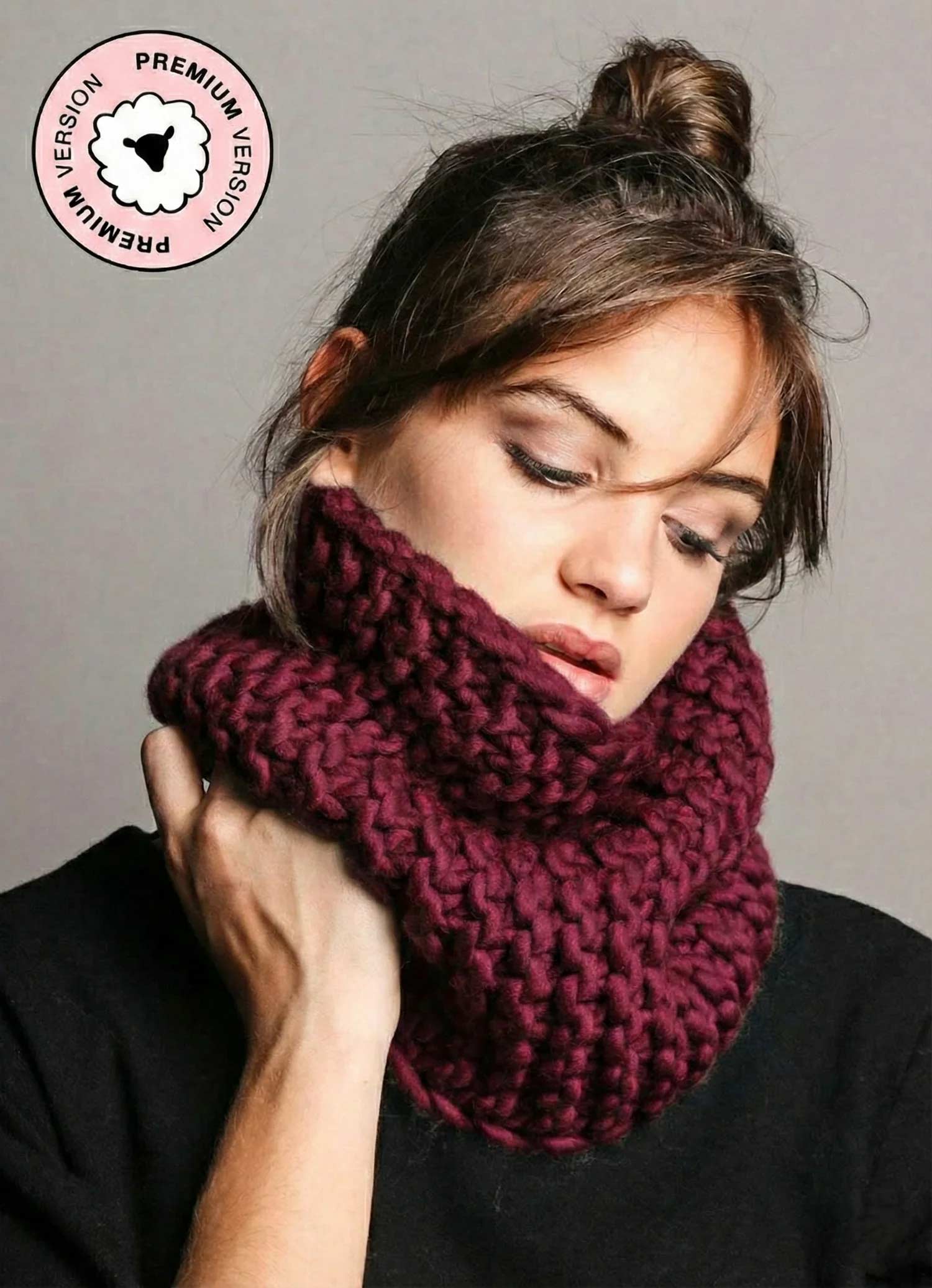 Himba Snood Kit - Premium Version – We Are Knitters