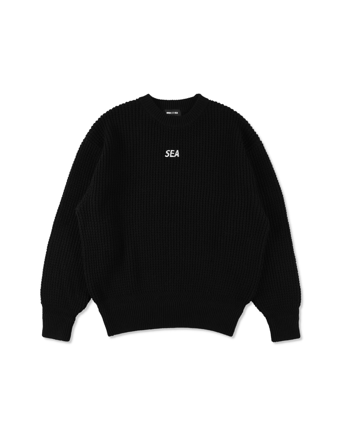 Waffle Crewneck Knit Sweater – WIND AND SEA