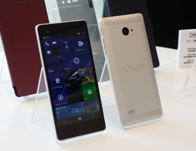 VAIO、法人需要メインのWindows 10 Mobileスマホ「VAIO Phone Biz