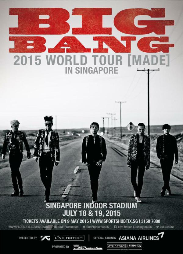 BIGBANG 2015 World Tour [MADE] in Singapore - (x)clusive