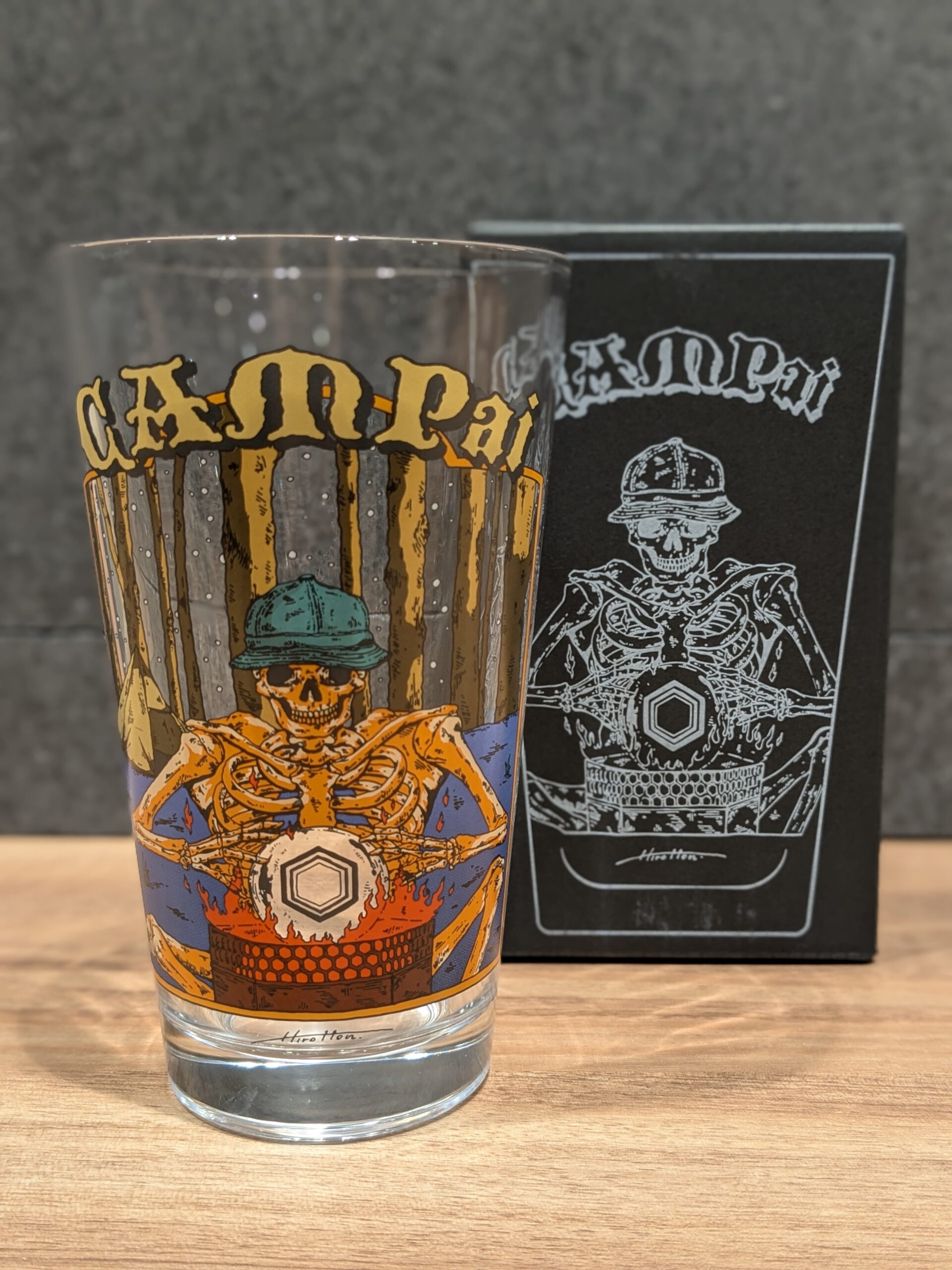 キャンプで使いたい！人気のお酒ﾏﾝパイントグラスに新作登場