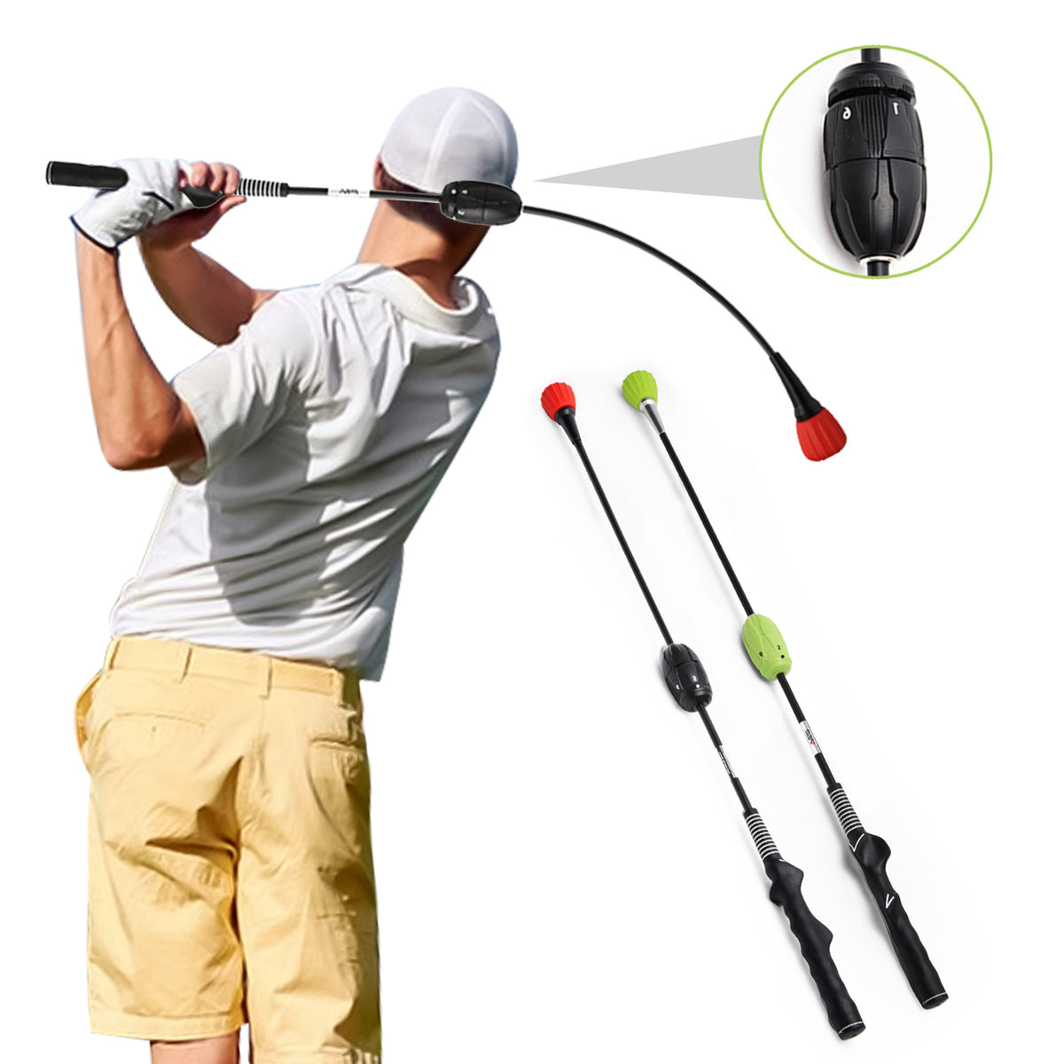 Golf Swing Trainer (Adjustable) – Yunic Golf