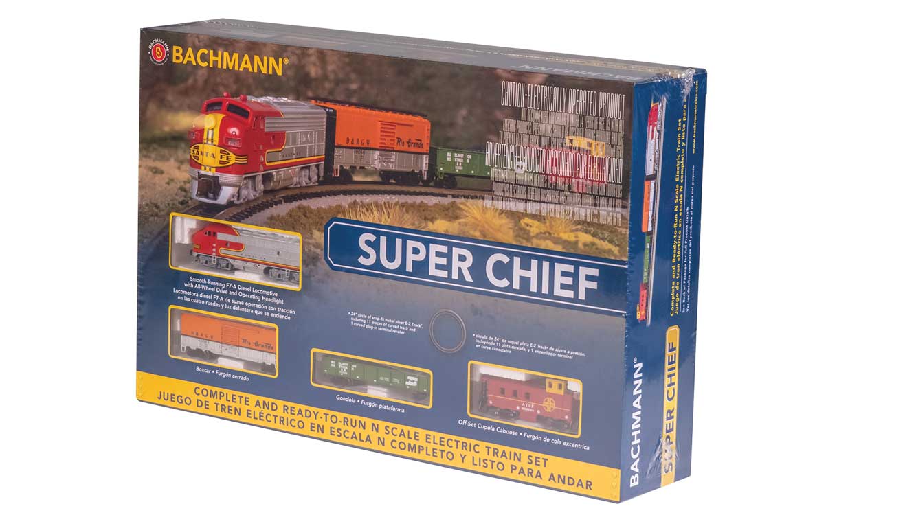 Bachmann 24021 Super Chief Train Set -- Santa Fe N Scale