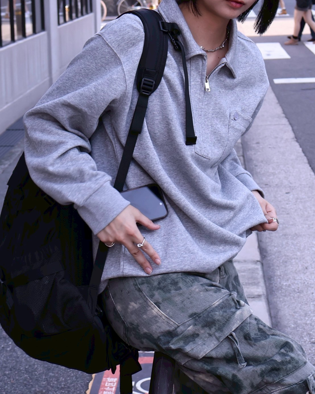 ハーフジップポロスウェット K1108 – YOLO（ヨロ）｜ファッション通販