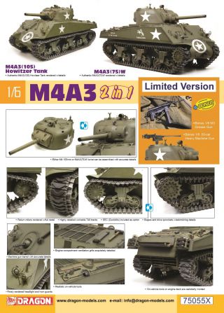 75018 - 1/6 2cm Flakvierling 38 Mid Production - Dragon Plastic