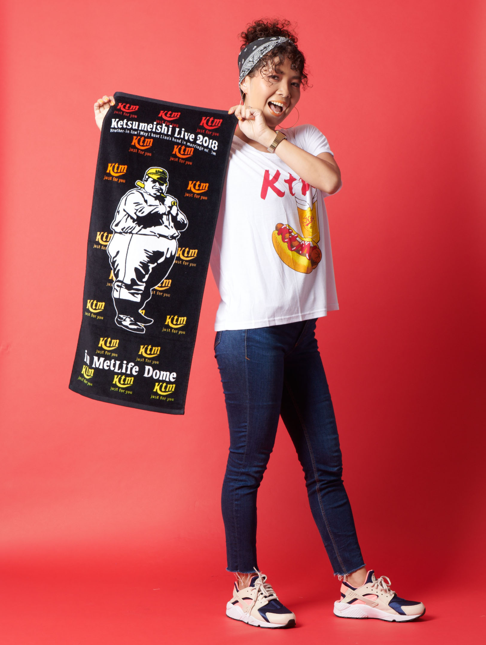 タオル/JUST FOR YOU（BLACK）| GOODS | ケツメイシ LIVE 2018 お義兄