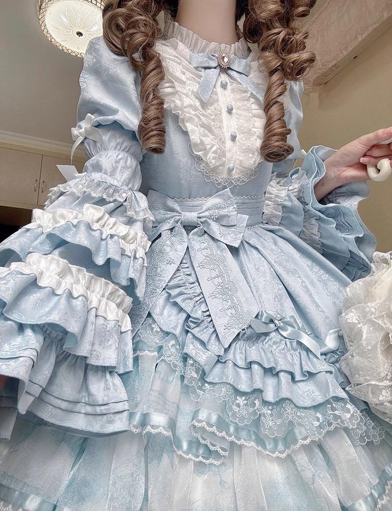 Classic Lolita OP Dress with Princess Long Sleeves