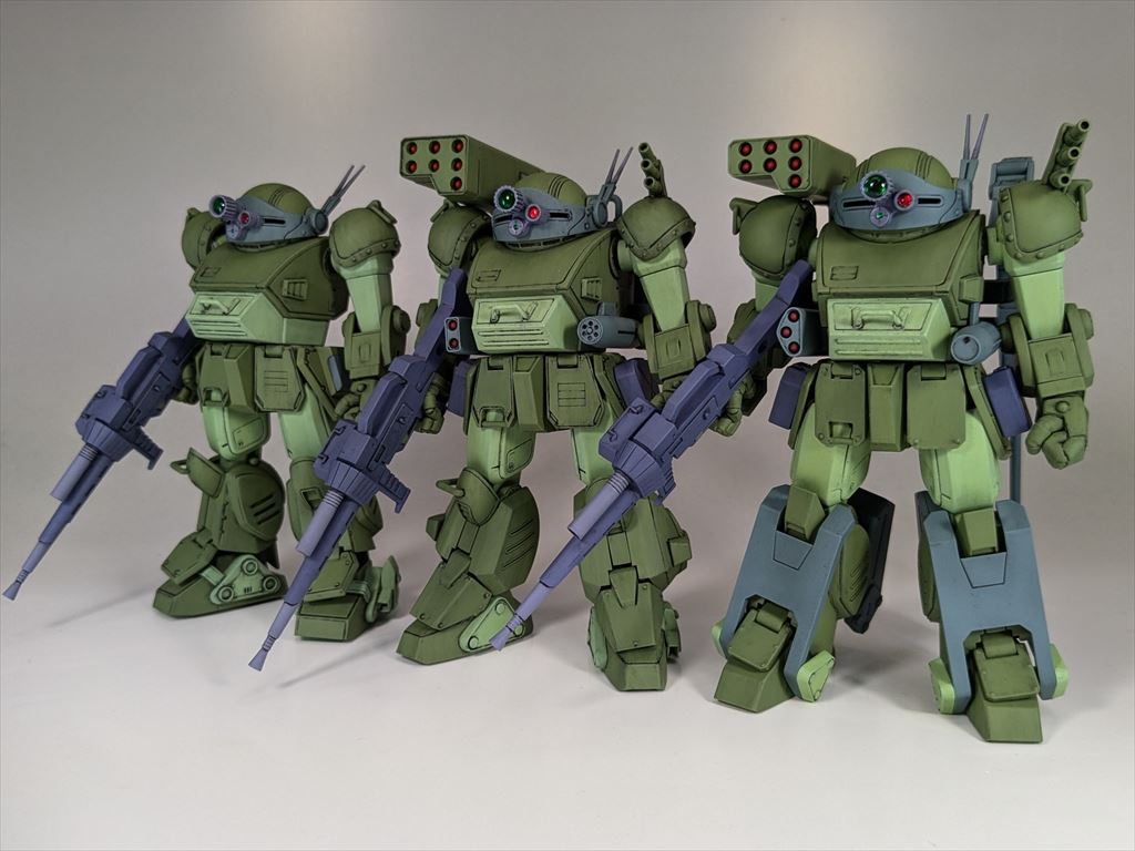 WAVE 1/35 バーグラリードッグ 完成写真とカラーガイド