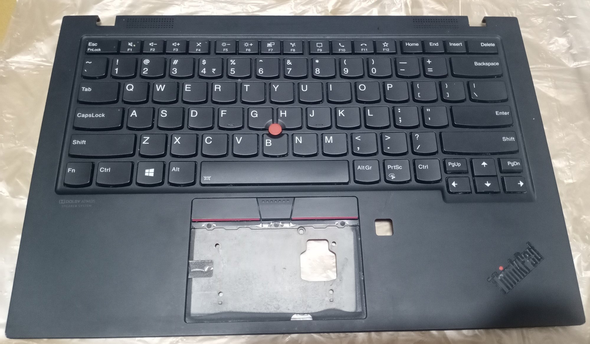 New Genuine OEM Palmrest with-Out Touchpad for Lenovo Thinkpad X1