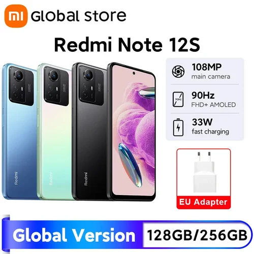 Global Version Xiaomi Redmi Note 12s Smartphone Mtk Helio G96
