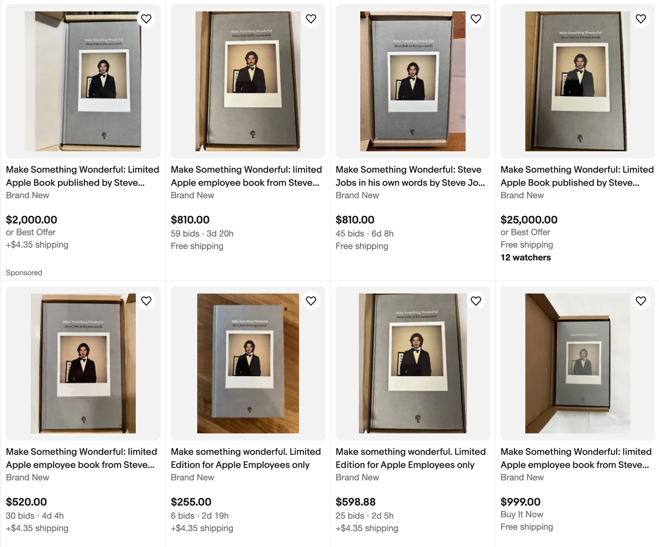 eBay is Full of 'Make Something Wonderful' Hard Copies - 512 Pixels