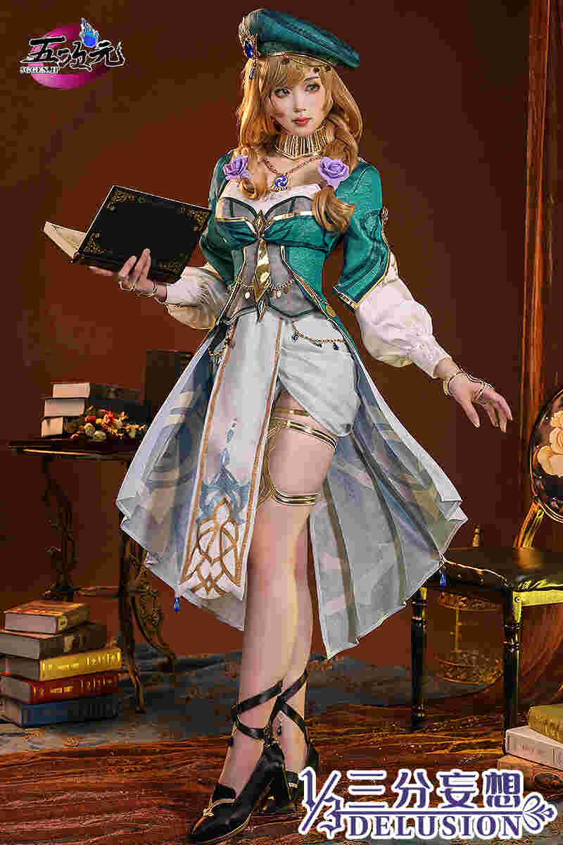 三分妄想 原神 コスプレ リサ コスプレ ウィッグ