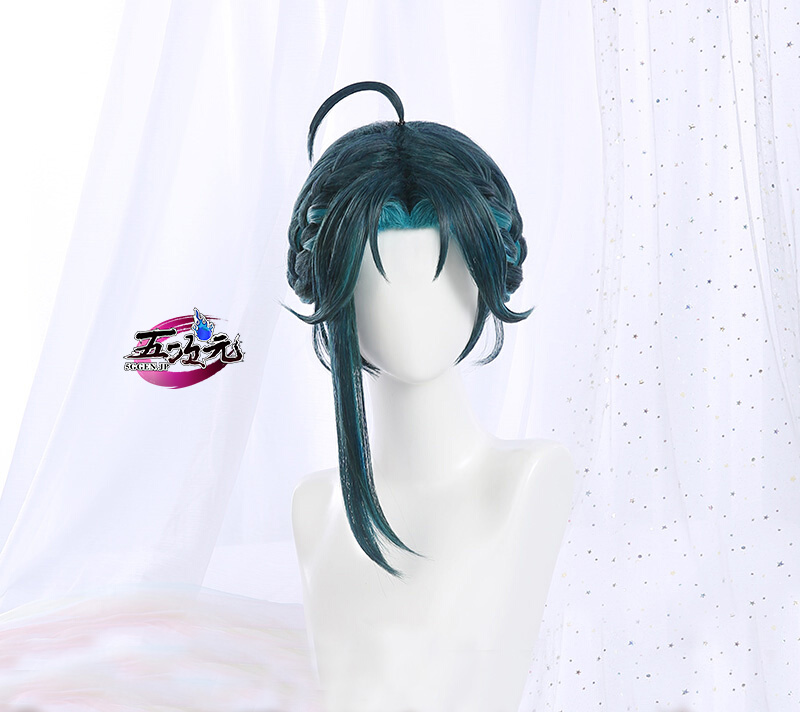 三分妄想 原神 コスプレ ショウ 魈 奇水 ウィッグ 中華古代風 同人