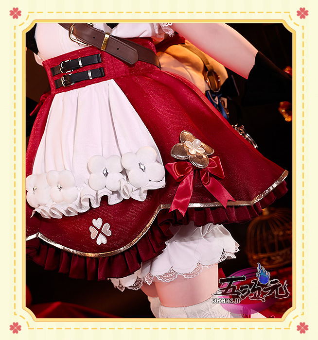 三分妄想 原神 コスプレ クレー 魔女 衣装 星燭に揺れる爛花 コスチューム