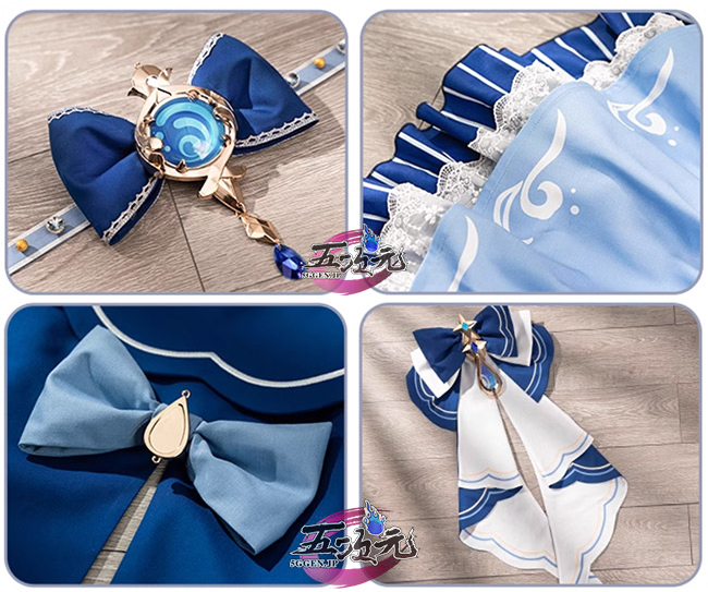 猫屋小舗 原神 フリーナ コスプレ フォンテーヌの旅 派生服 同人衣装