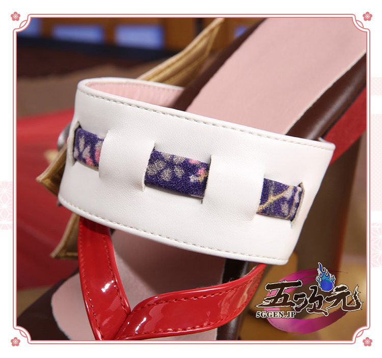 三分妄想 原神 コスプレ 八重神子 やえみこ 靴 ブーツ