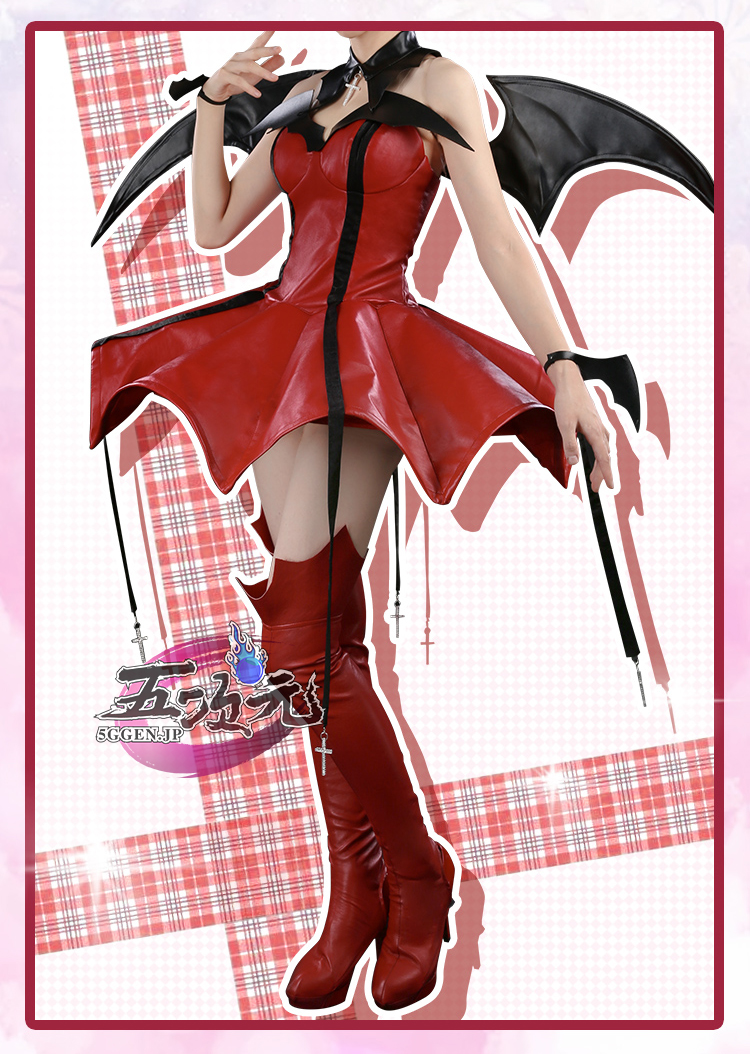 三分妄想 しゅごキャラ！ コスプレ 月詠歌唄 悪魔 ルナティック