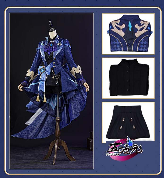 原神】三分妄想製黒フリーナ即コス可能なフルセットL【ウーシア