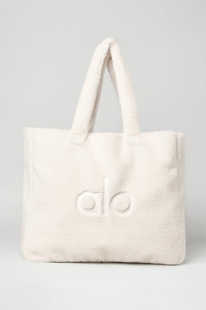 Alo Foxy Sherpa Tote - Ivory - Tote Bags - Free Shipping - BeyondStyle