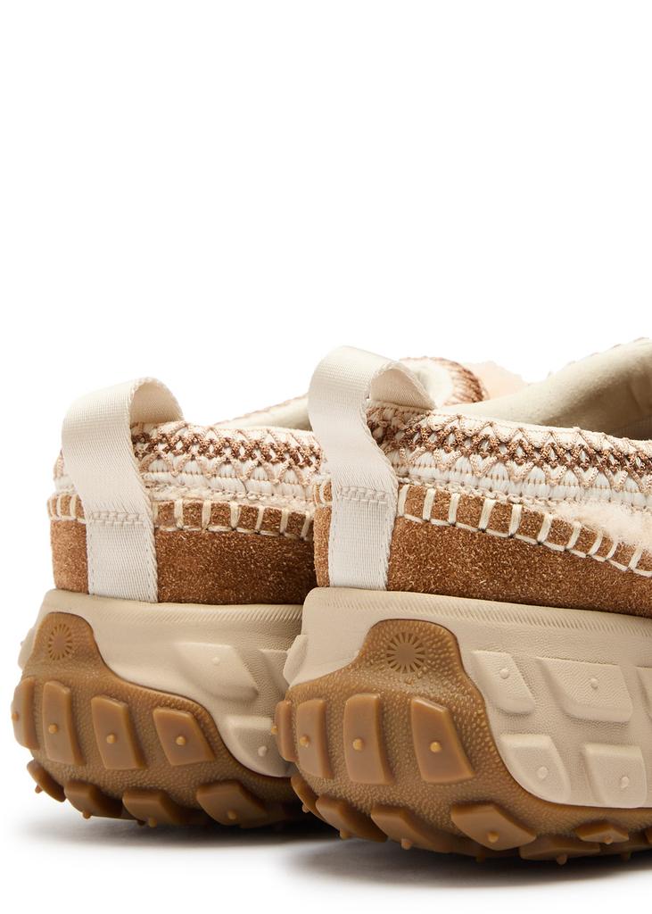 Shop Venture Daze Cozy shearling flatform shoes on Sale at