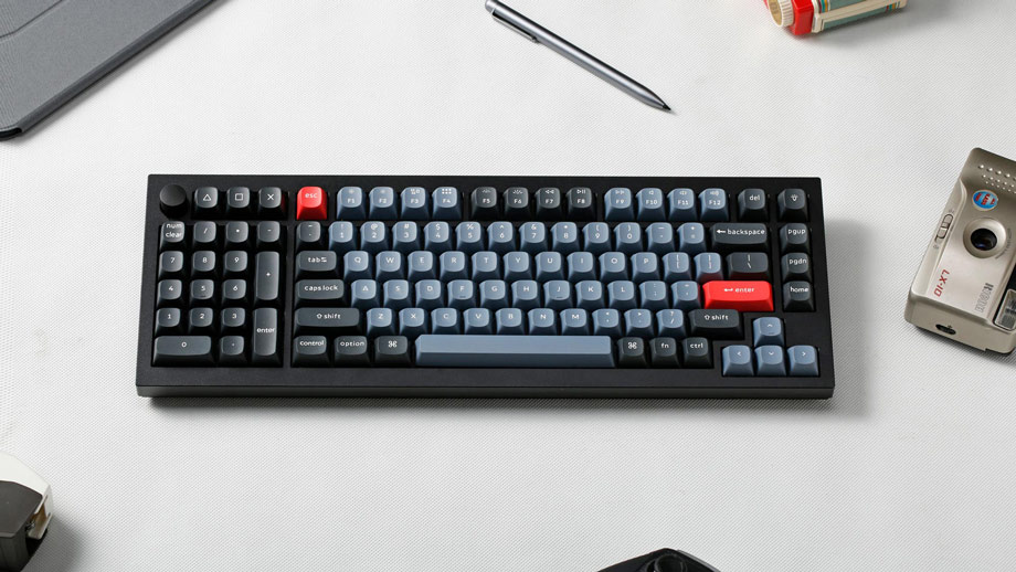 Keychron Q12 QMK Custom Mechanical Keyboard - Micro Center