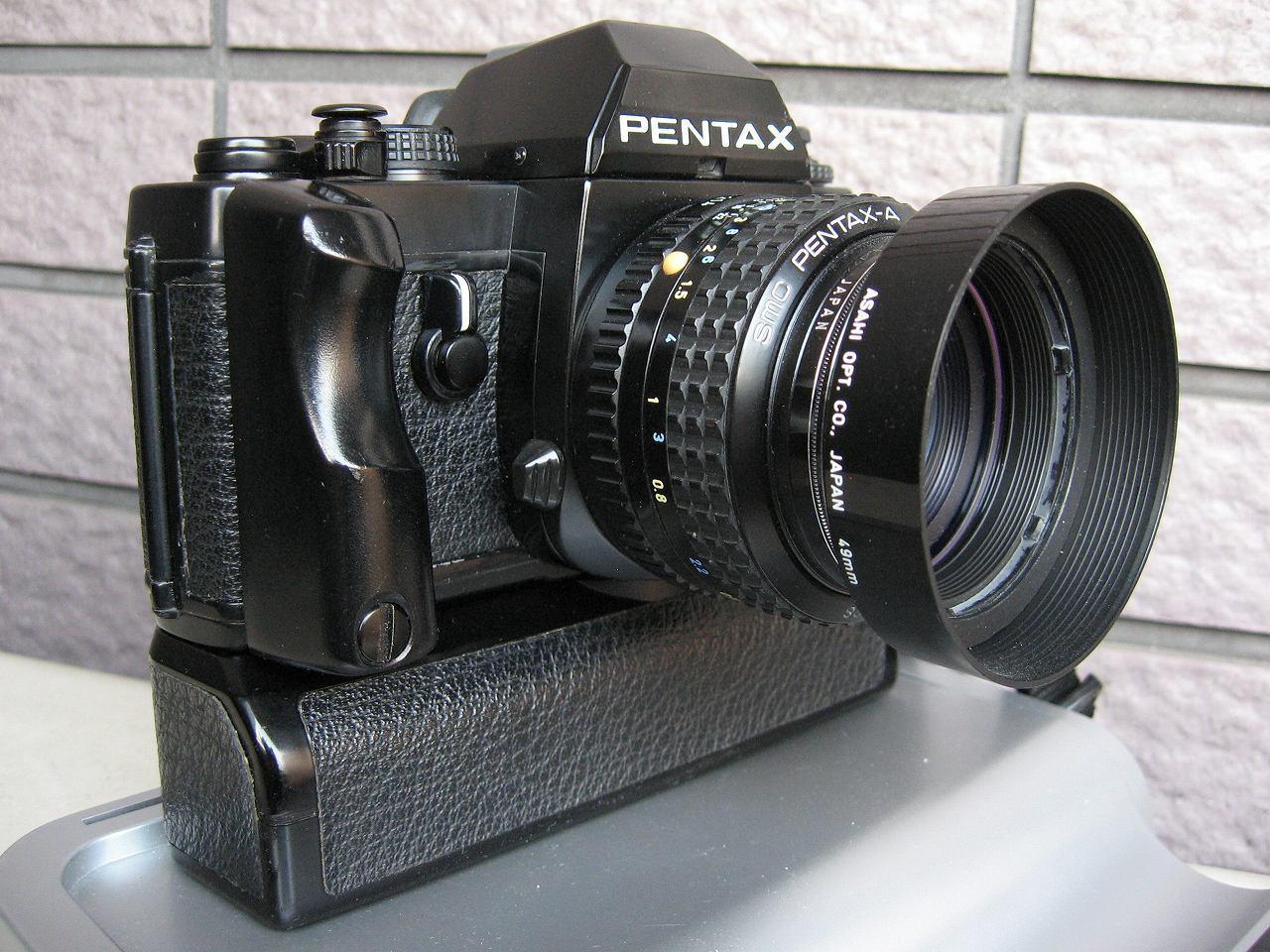 PENTAX LX 50mm f2.0レンズ、モーターワインダーつき