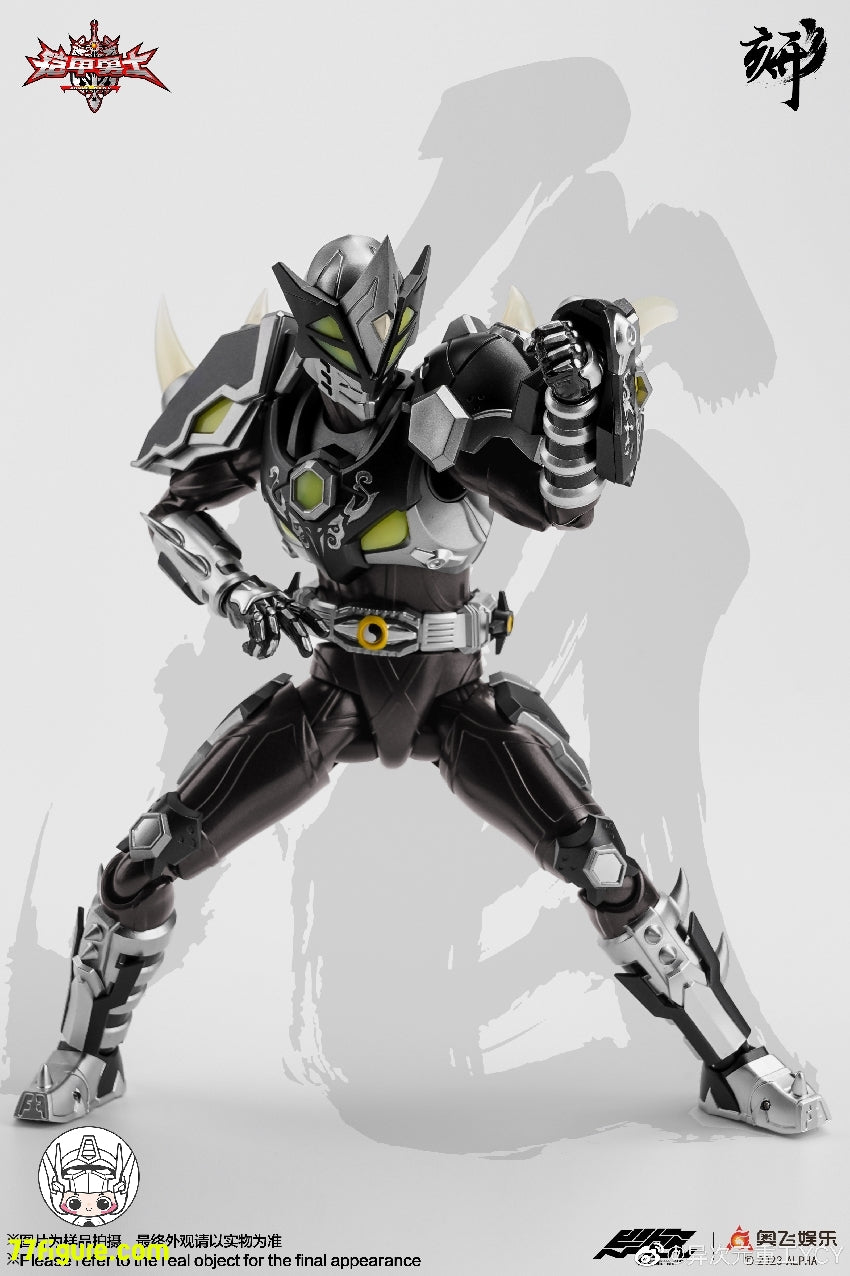 異次元重工 DI-AH-12 『鎧甲勇士』クロサイ 塗装済み可動フィギュア