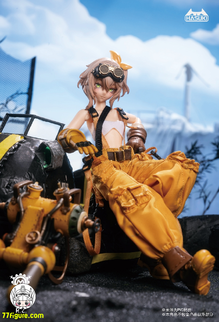 HASUKI 1/12 PA007「Pocket Art」機械士・フィオナ 塗装済み可動