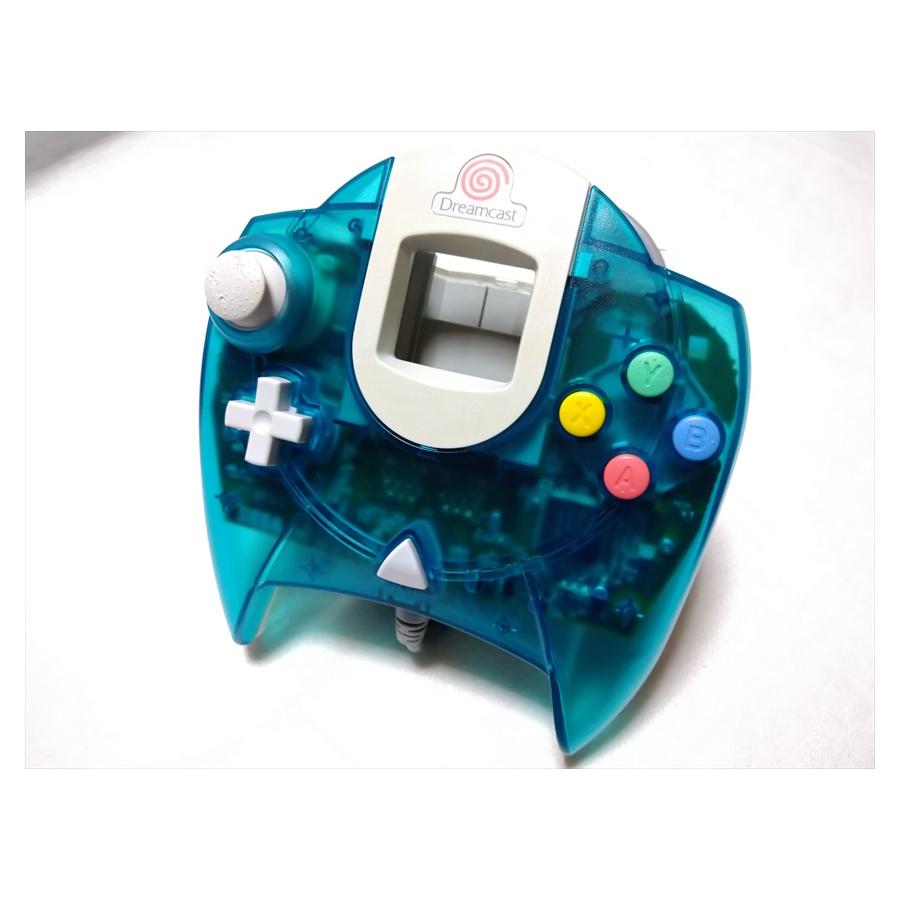 国内版DC]ドリームキャスト カラーコントローラー アクアブルー[箱、取