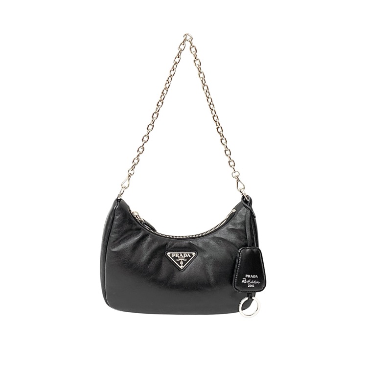 PRADA プラダ Re-Edition 2005 パデッドナッパレザー ショルダーバッグ