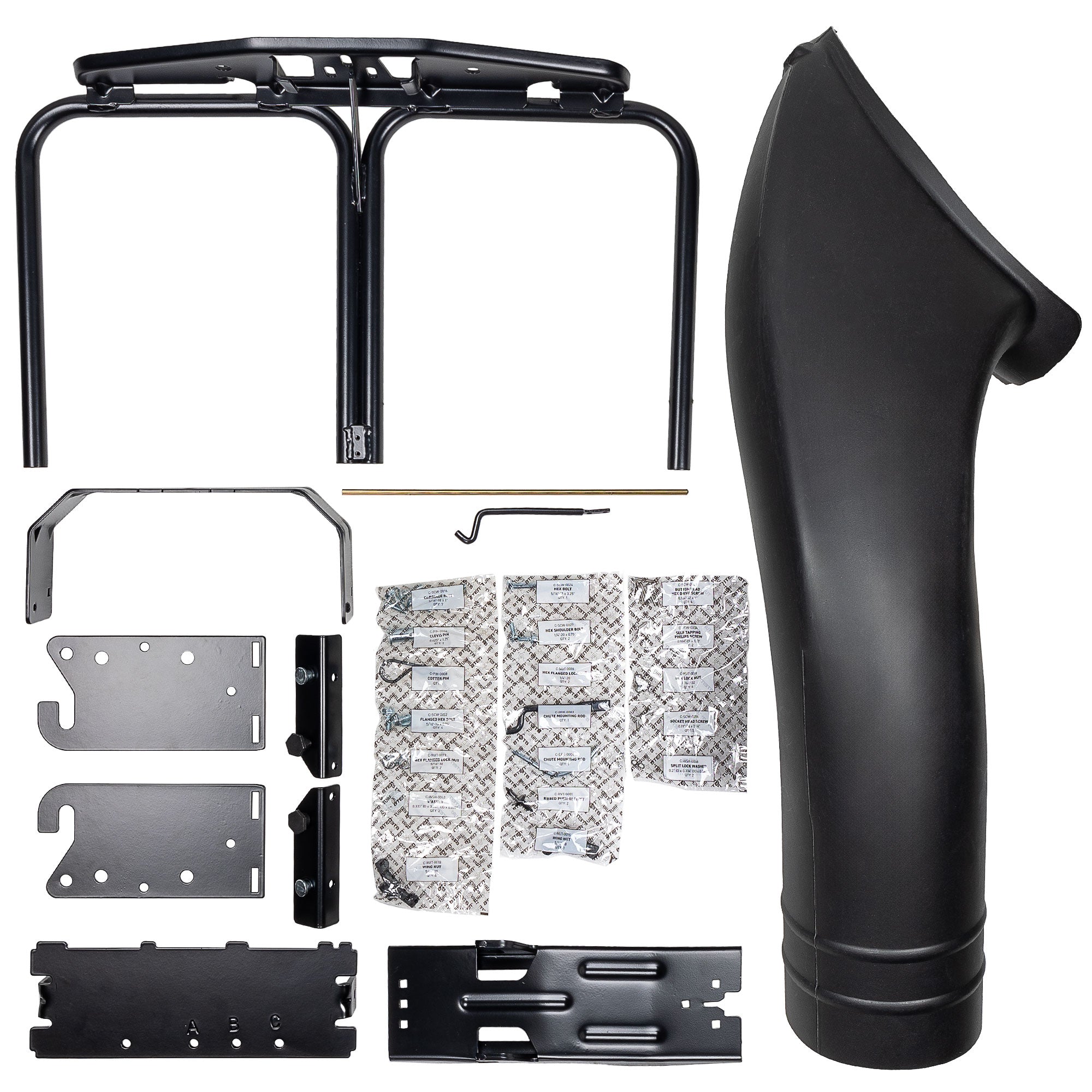 8TEN TURFBUCKET Twin Bagger System for Cub Cadet LTX Troy Bilt