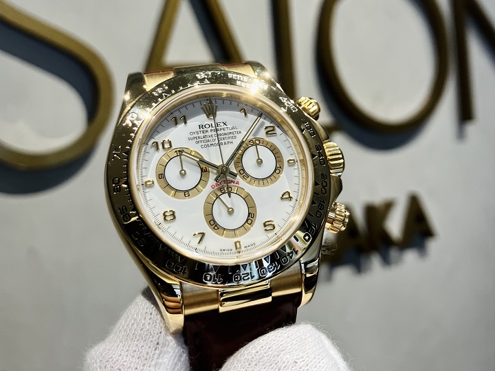 レザーが渋いデイトナ！ Ref.116518 大阪 心斎橋 - QUARK SALON OSAKA blog