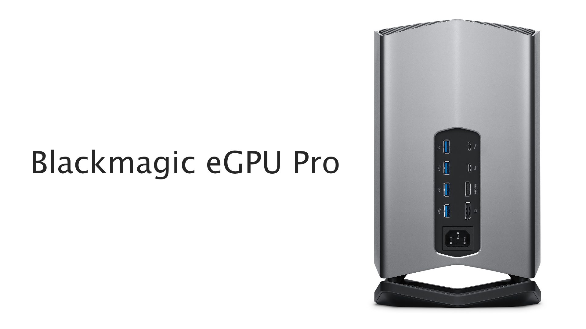 Blackmagic eGPU Pro with Radeon RX Vega 56 release delayed until
