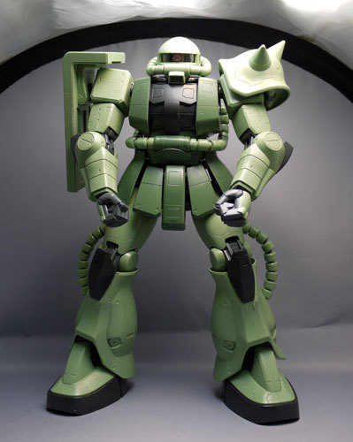 ①メガサイズモデル 1/48 MS-06F 量産型ザク制作。素組。ガンプラ