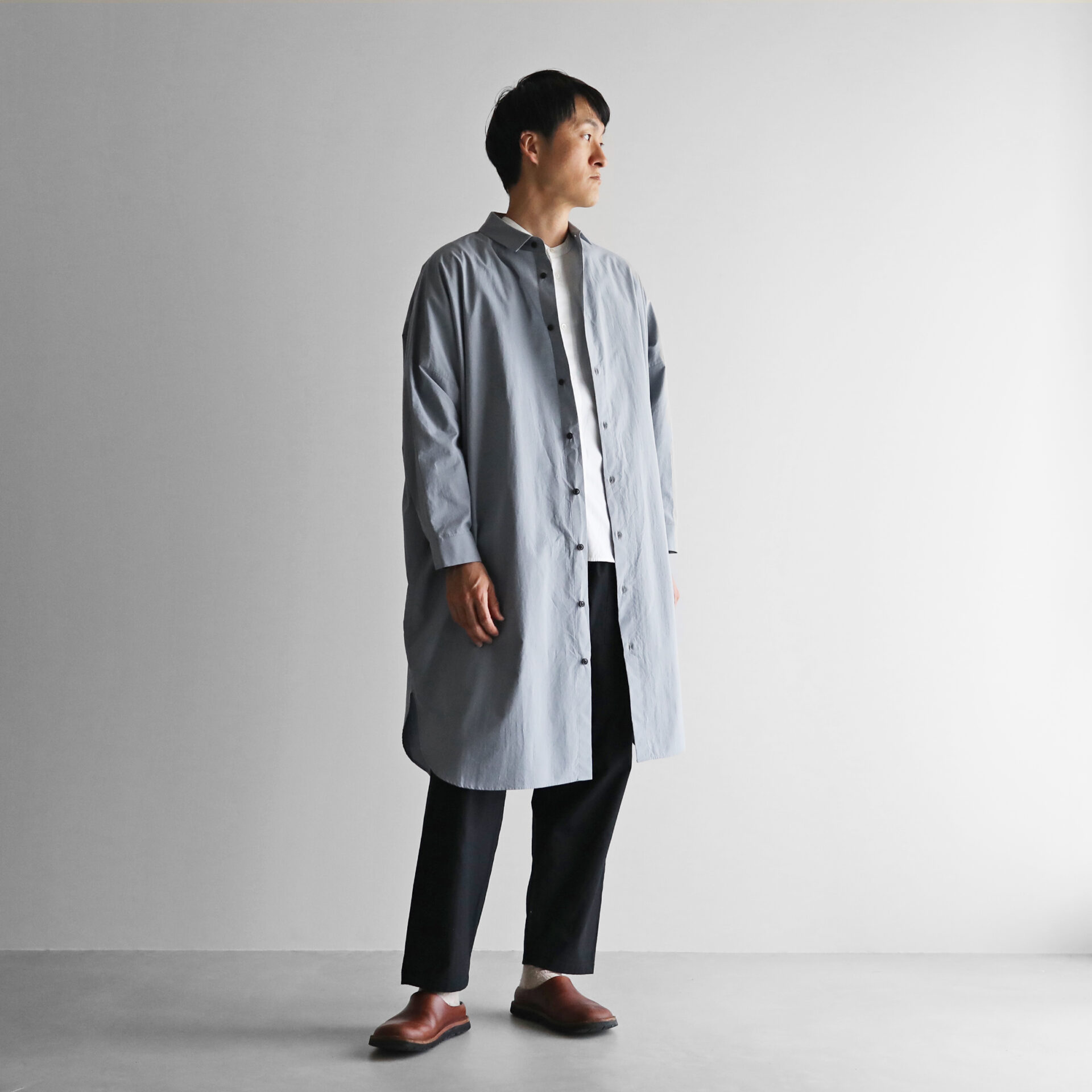 オーガニックコットンロングシャツ【ユニセックス】016をリリースしま