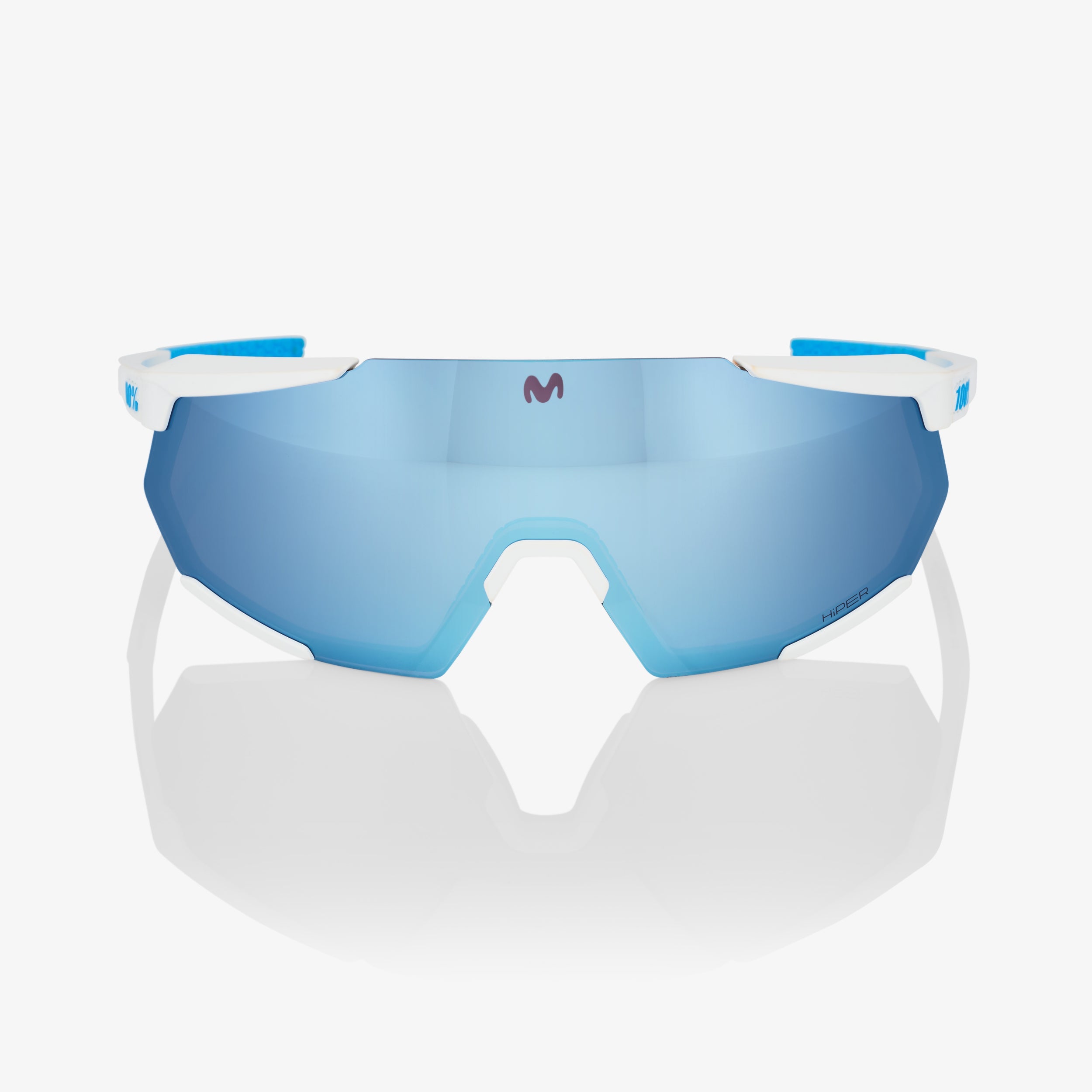 RACETRAP 3.0 SE Movistar Team White - HiPER Blue Multilayer Mirror