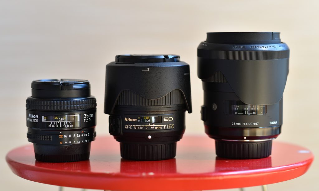 SIGMA（シグマ）35mm F1.4 DG HSM ARTとNIKON（ニコン）AF-S NIKKOR