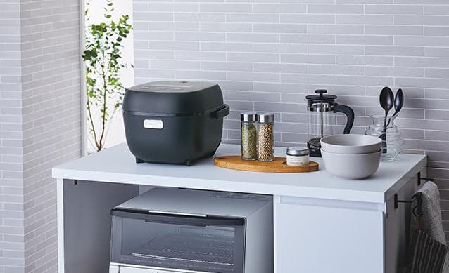 タイガー魔法瓶 マイコンジャー炊飯器 3合 メタルブラック JBS-B055KL