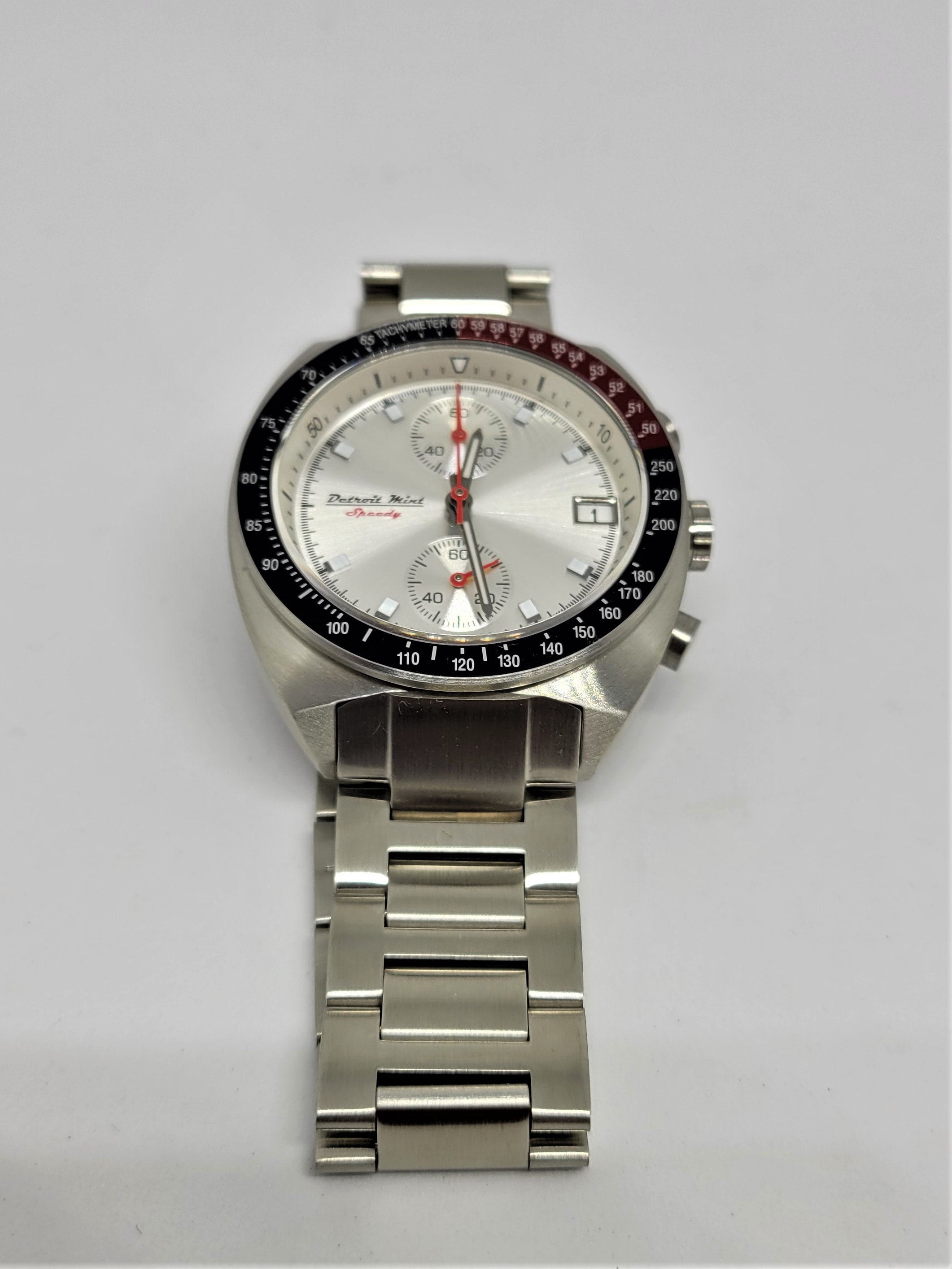 Detroit Mint Speedy Chronograph VK61 Mecha Quartz with Brushed