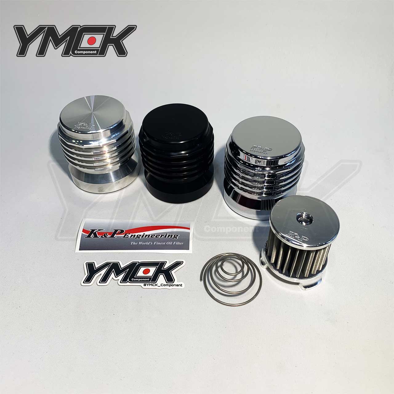 K&Pエンジニアリング】ステンメッシュオイルフィルター | YMCK
