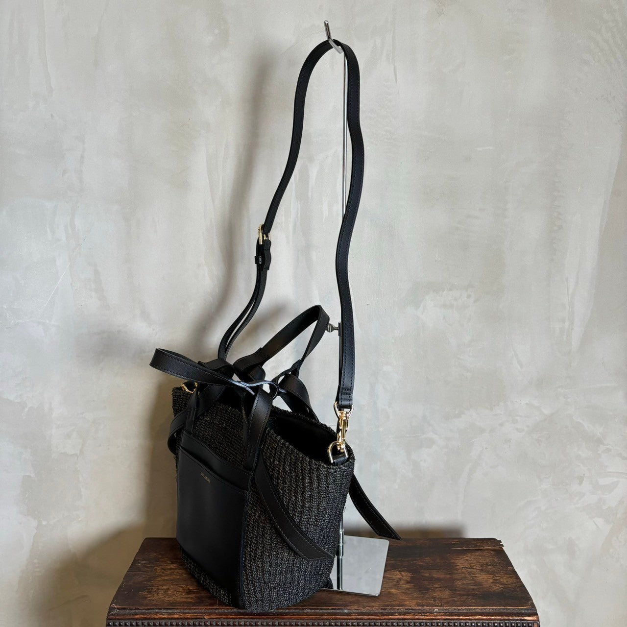 VIOLAd'ORO】アバカ製2WAYレザーポケットトート – irohaya