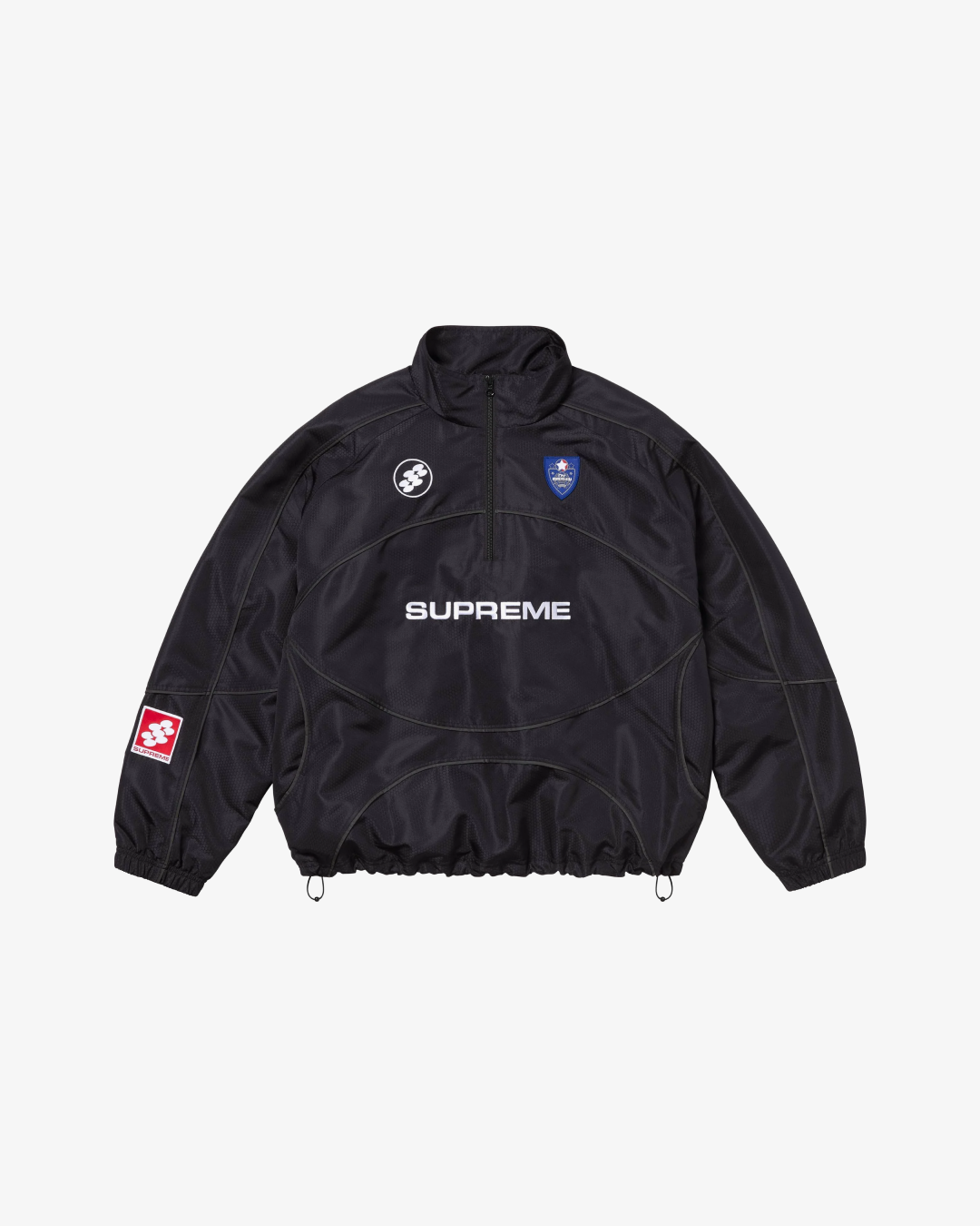 Supreme Reflective Piping Pullover Jacket – Bold Streetwear with a