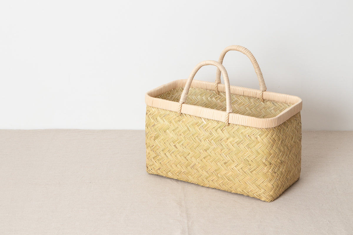 丈夫で使いやすい すず竹の市場かご – 市川籠店 | 1basketry