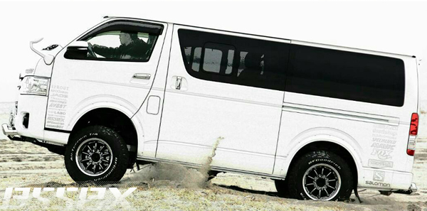 ハイエース用 ESSEX ENCB 17インチホイール＆タイヤセットを販売