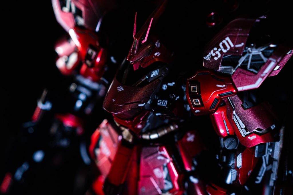 ガンプラ：後編】MSN-04 SAZABIサザビーをメタリックキャンディー塗装